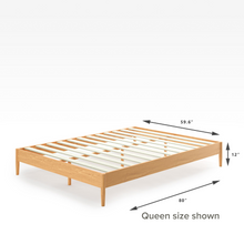 Load image into Gallery viewer, Amelia Wood Platform Bed Frame