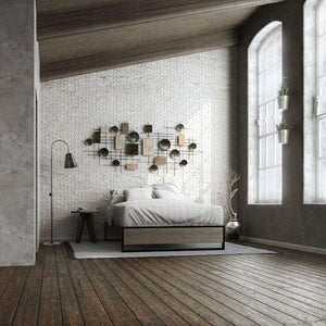 2019 GOOD DESIGN™ Award Winner - Suzanne Metal and Wood Platforma Bed Frame