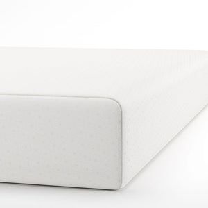 Adjustable Black Metal Bed and Green Tea Memory Foam Mattress Set