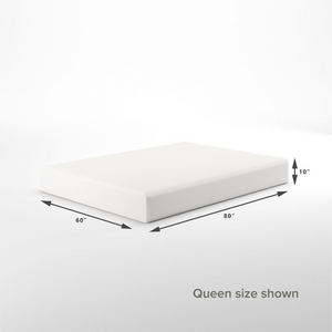 Adjustable Black Metal Bed and Green Tea Memory Foam Mattress Set