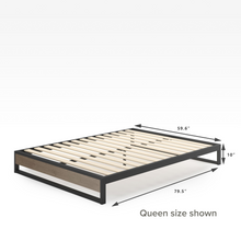 Load image into Gallery viewer, 2019 GOOD DESIGN™ Award Winner - Suzanne Metal and Wood Platforma Bed Frame
